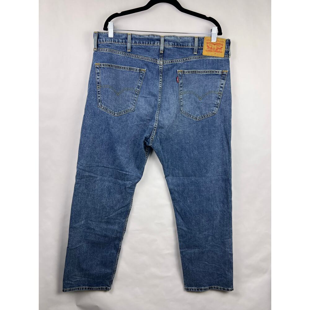 Levi’s 505 Regular Fit Blue Denim Jeans Straight Leg Classic Vintage - Picture 5 of 11